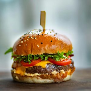 Hamburguesa amb formatge