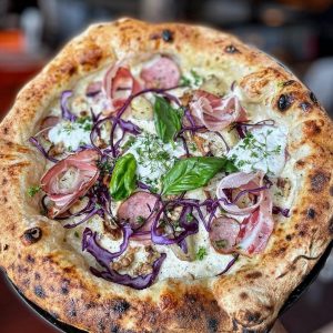 Pizza baco i butifarra